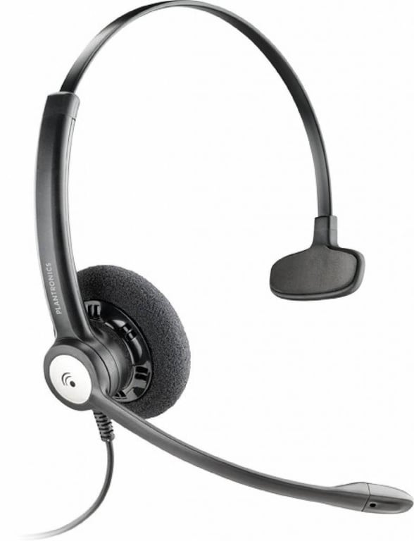 Poly Micro-casque PLANTRONICS Entera USB HW111N-USB - Sur-oreille - Filaire