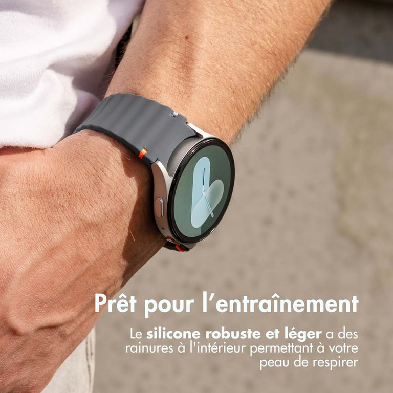 Bracelet imoshion 20mm Wave en silicone - vue 8