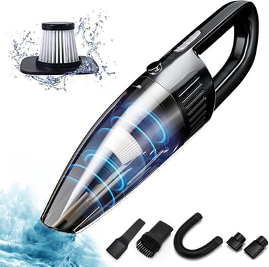 Aspirateur de table sans fil rechargeable 9000PA noir