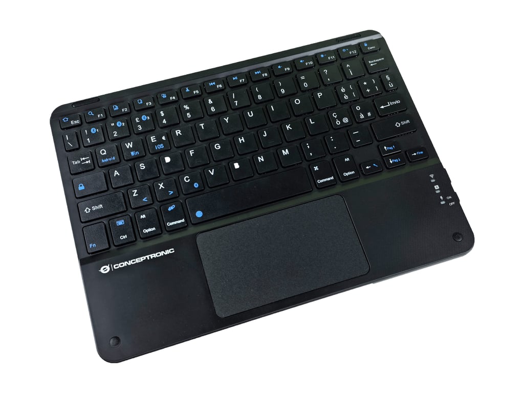 Conceptronic TOBIN01BIT clavier Universel Bluetooth QWERTY Italien Neuf - vue 2