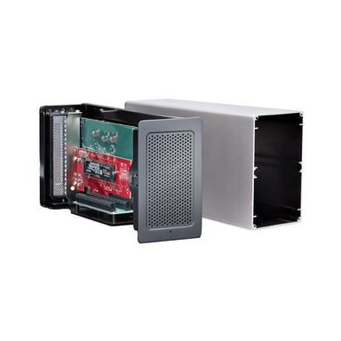 StarTech.com Involucro PCIe Thunderbolt 3, chassis di espansione PCIe TB3 con 2 slot PCI Express per notebook/desktop/pc All-in-One, uscita 8K/4K tramite porte TB3/DP 1.4, involucro esterno x2 slot PCIe