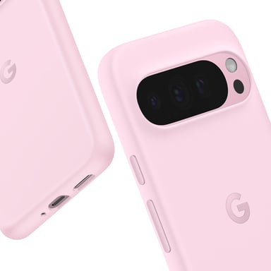 Coque pour Google Pixel 9 Pro XL Compatible avec le Chargement Sans Fil Rose