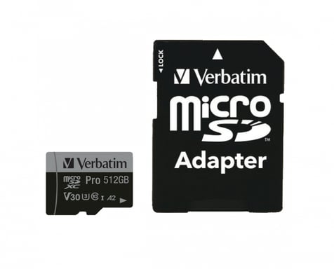 Memoria flash Verbatim 47046 512 GB MicroSDXC UHS-I Classe 10