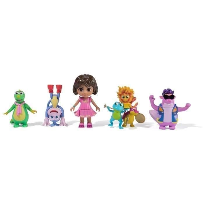 Dora - Coffret amis fantastiques - 5 Figurines - des 3 ans - Dora l'exploratrice - Neuf