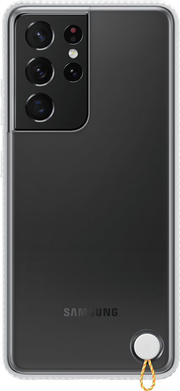 Coque Renforcée Clear Protective Contour Blanc pour Samsung G S21 Ultra 5G Samsung