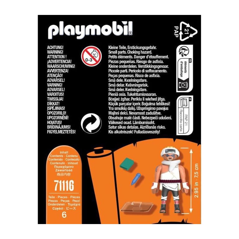 PLAYMOBIL 71116 Killer B Naruto Shippuden Héros issu de manga ninja Neuf - vue 2