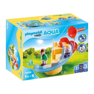 PLAYMOBIL 1.2.3 - 70270 - Tobogán acuático