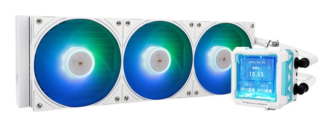 Thermalright Frozen Warframe PRO 360 Procesador Sistema de refrigeración líquida todo en uno 12 cm Blanco 1 pieza(s)