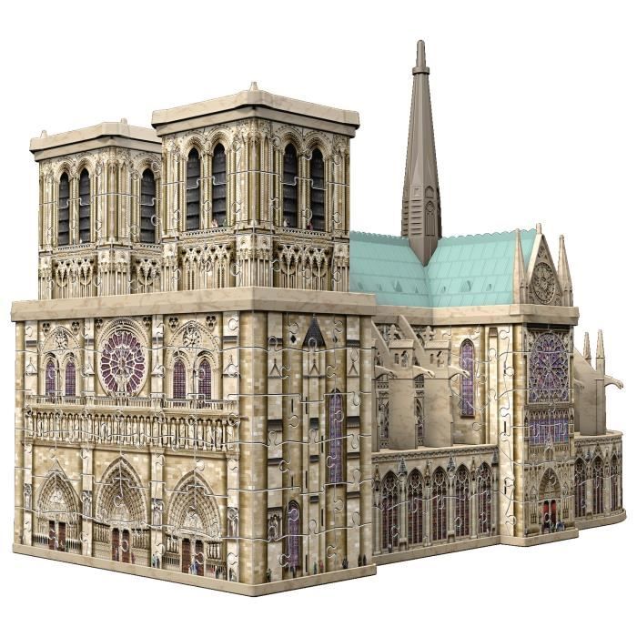 Puzzle 3D de 324 pièces : Notre Dame de Paris Ravensburger France - vue 5