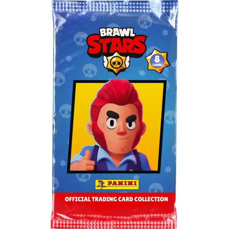 Boîte métal PANINI BRAWL STARS TC 8 pochettes 64 cartes - vue 3
