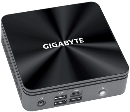 Gigabyte GB-BRI7-10710 barebone PC/ poste de travail Noir BGA 1528 i7-10710U 1,1
