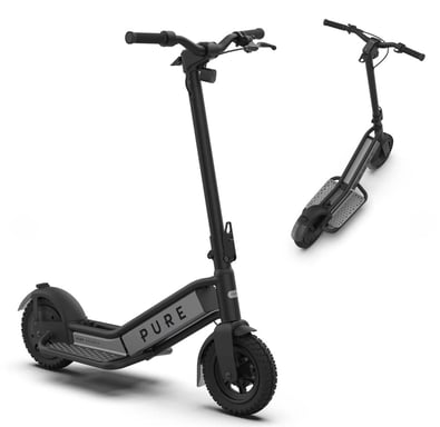 Monopattino Elettrico Escape Pro 25 km/h 40km, Nero - Potenza Motore 900W