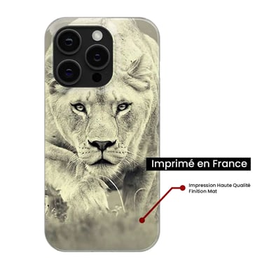 Coque en silicone - Compatible pour Google Pixel 8 Pro - design lionne