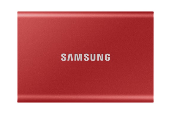 SAMSUNG - SSD externa - T7 roja - 2Tb - USB tipo C (MU-PC2T0R/WW)