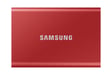 SSD EXT SAMSUNG T7 500G rojo metálico USB 3.2 Gen 2 MU-PC500R/WW