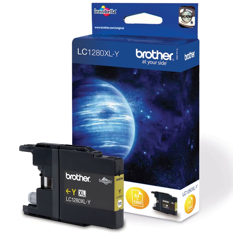 Brother LC1280XLY Jaune