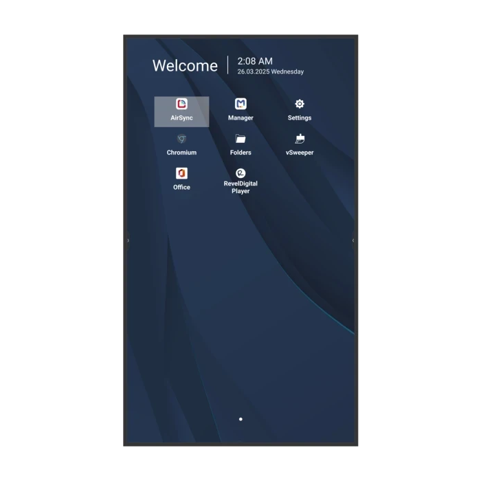 Écran PC Viewsonic CDE4331 1C 43 UltraHD 4K 60Hz LCD Direct LED WiFi Android 14 - vue 2