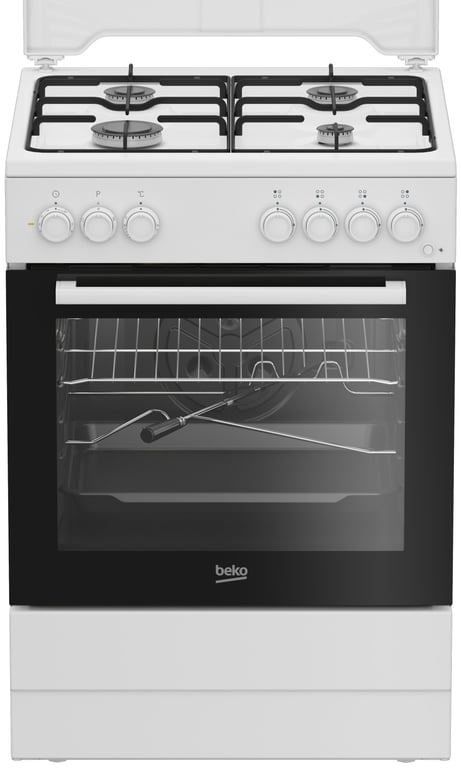 Beko FBST62110DW Cuisinière A Electrique Gaz Neuf