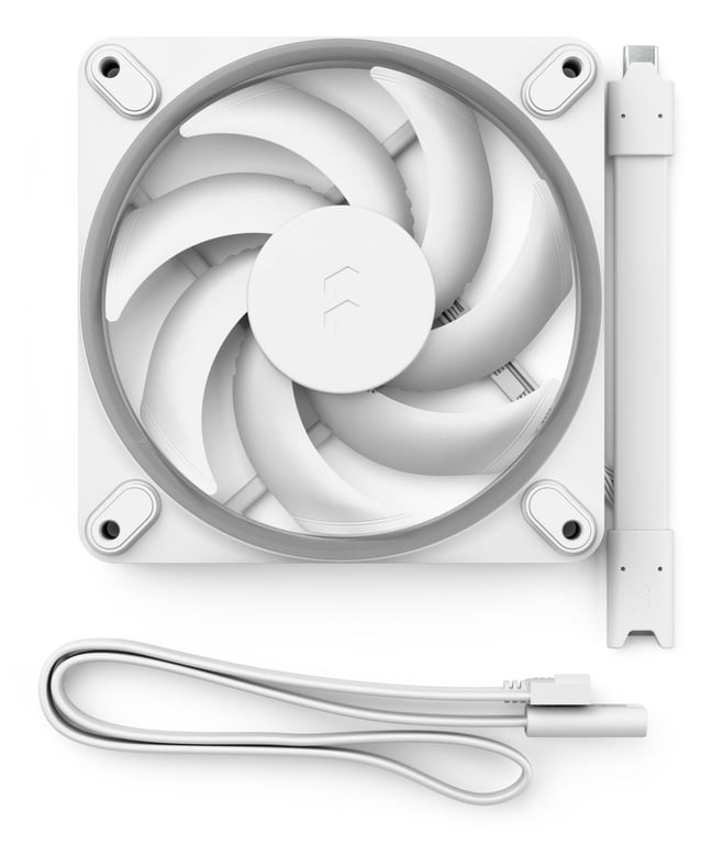 Ventilateur PC FRACTAL DESIGN Momentum 12 RGB FDB Anneau lumineux ARGB Gen 2 Contrôle PWM - vue 3