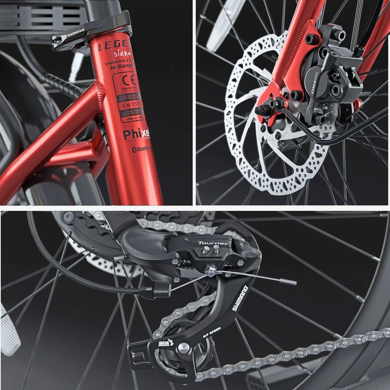 Vélo Électrique Pliant Legend Siena – Moteur 250 W, Batterie 36 V 13 Ah - vue 3