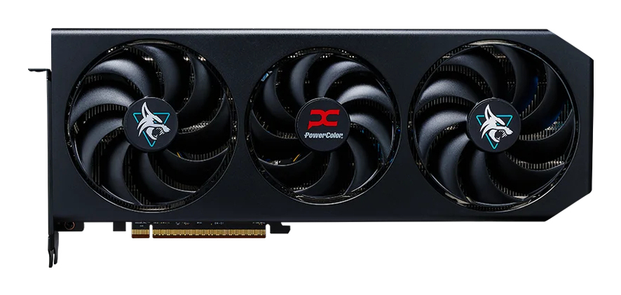 PowerColor Hellhound AMD Radeon RX 9070 XT GDDR6 OC Neuf - vue 1