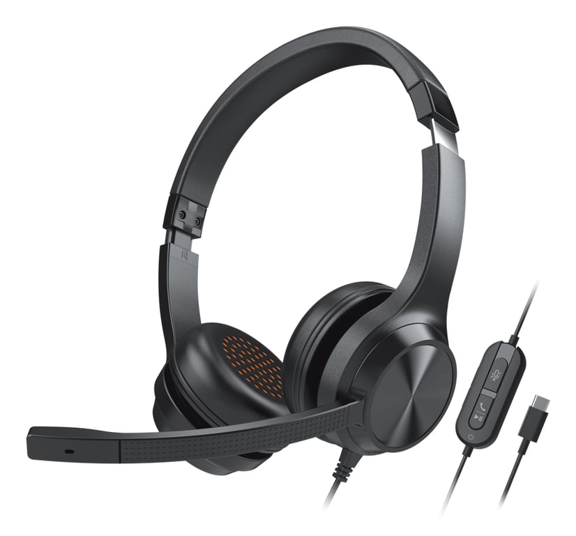 Casque PC On ear filaire Creative Chat USB avec réduction active du bruit