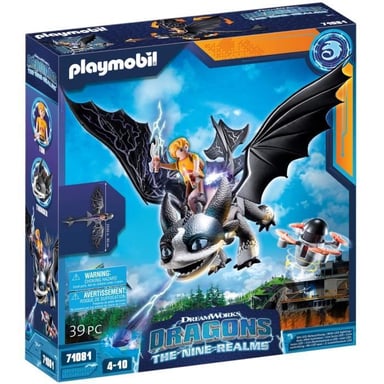 PLAYMOBIL - 71081 - Dragones Nueve Reinos: Thunder & Tom