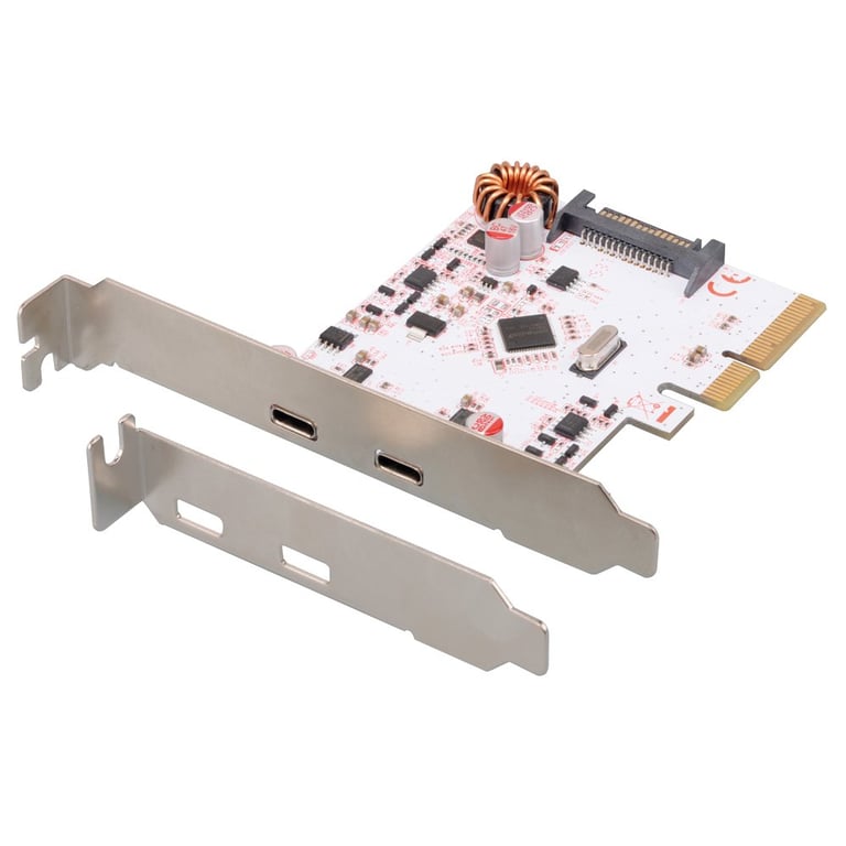 Connectland Modèle: Carte PCI-Express USB 3.0 - 2 ports Type C externes