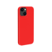Coque antichoc en gel de silicone doux pour Apple iPhone 13 mini, Rouge Ardent