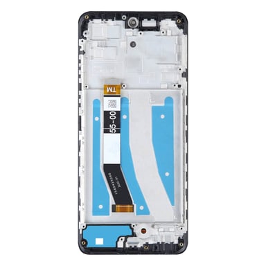 Écran Original Motorola G32 LCD + Vitre Tactile (avec châssis) Gris clair