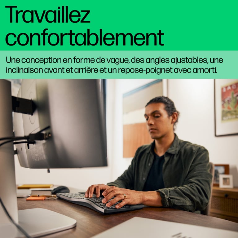 HP Clavier double mode 680 Comfort - vue 3