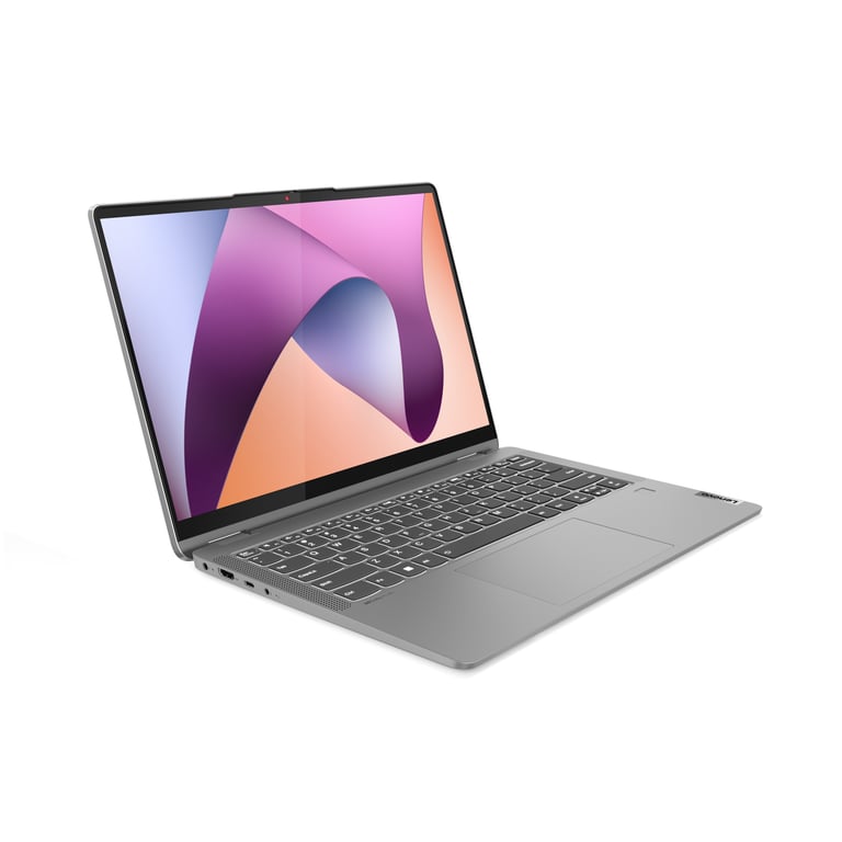 Lenovo IdeaPad Flex 5 14ABR8 AMD Ryzen™ 7 7730U Hybride (2-en-1) 35,6 cm (14 ) Écran tactile WUXGA 16 Go LPDDR4x-SDRAM 512 Go SSD Wi-Fi 6 (802.11ax) Windows 11 Home Suisse Gris - Neuf