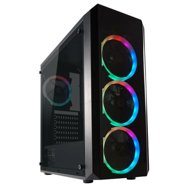 LC-Power Gaming 703B - Quad-Luxx Midi Tower Negro