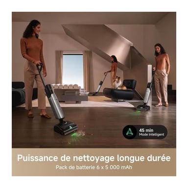MOVA X4 Pro - Aspirador Lavador - Lavado con agua caliente - Antienredos - Autolimpieza a 100 °C - Aspiración de 20 kPa