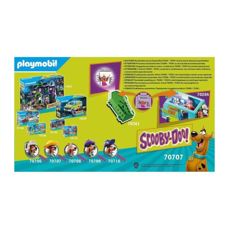 Playmobil SCOOBY DOO avec sorcier Neuf - vue 2