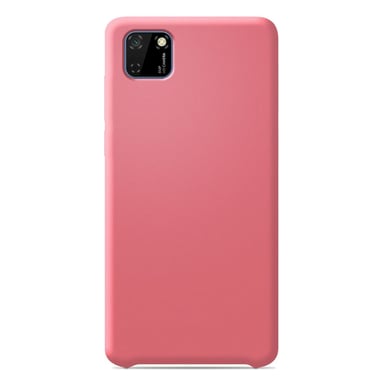 Coque silicone unie Soft Touch Saumon compatible Huawei Y5P