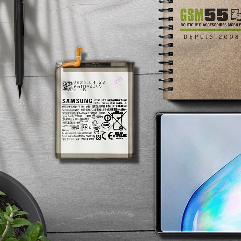 Batterie Interne Samsung Galaxy Note 10 3500mAh Original EB BN970ABU - vue 5