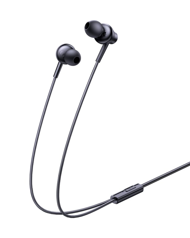 Écouteurs Avec Fil Baseus ENCOK HZ11 – Jack 3.5mm, Appels/Musique/Sport, Noir