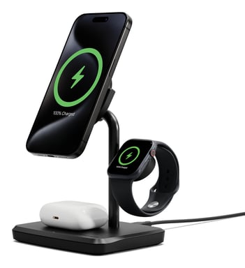 Cygnett CY5100BUNCP chargeur d'appareils mobiles Casques, Casque, Smartphone, Smartwatch Noir USB Recharge sans fil Charge rapide Intérieure