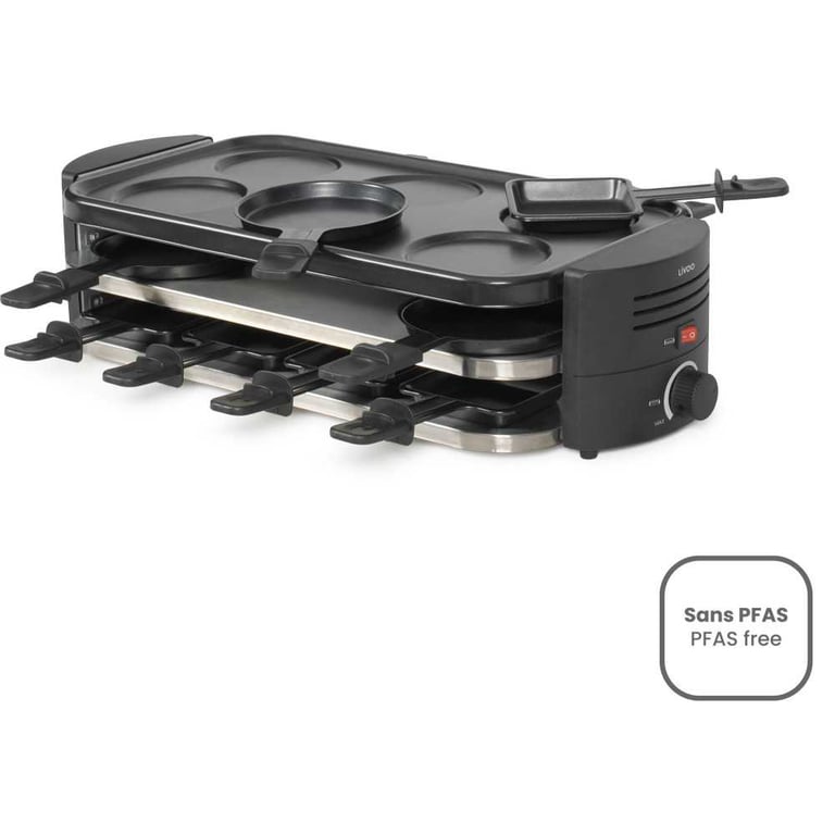 Livoo Appareil à raclette 8 personnes DOC337 - vue 3