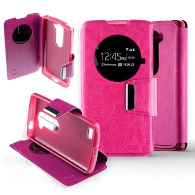 Funda Folio Rosa Fushia compatible con LG Spirit 4G