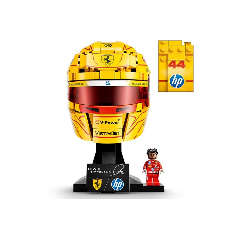 LEGO Editions Scuderia Ferrari HP Casque de Lewis Hamilton 43022 - vue 6