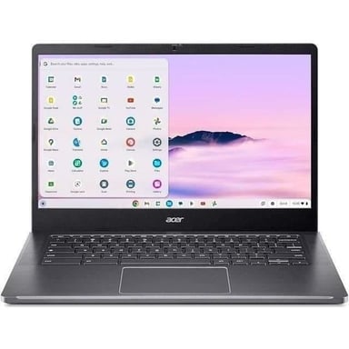 Ordinateur portable Acer Chromebook Plus 514 CB514-4H-30AF Intel i3-N305 8 Go 512 Go SSD ChromeOS 14'' FHD IPS Gris Wi-Fi 6E