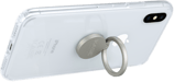Porta smartphone ad anello magnetico Flip, argento