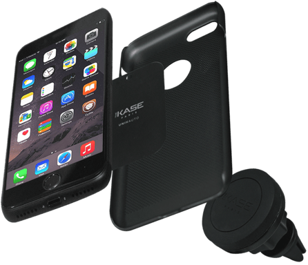 Soporte magnético para teléfono de coche con rejilla de ventilación (rotación de 360°)