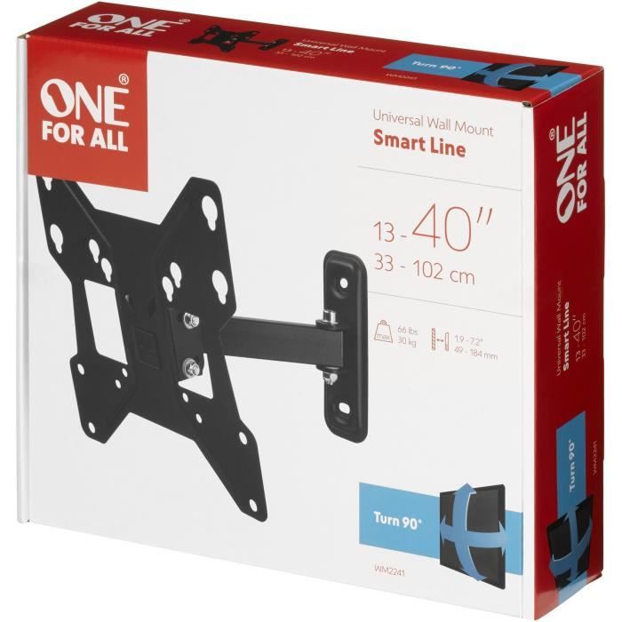 ONE FOR ALL Support mural inclinable / orientable ONWM2241 - vue 6