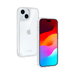 Custodia antiurto ibrida antibatterica invisibile per Apple iPhone 15, trasparente