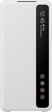 Folio pour Samsung Galaxy S20+ Clear View Cover avec fenêtre transparente Blanc Samsung