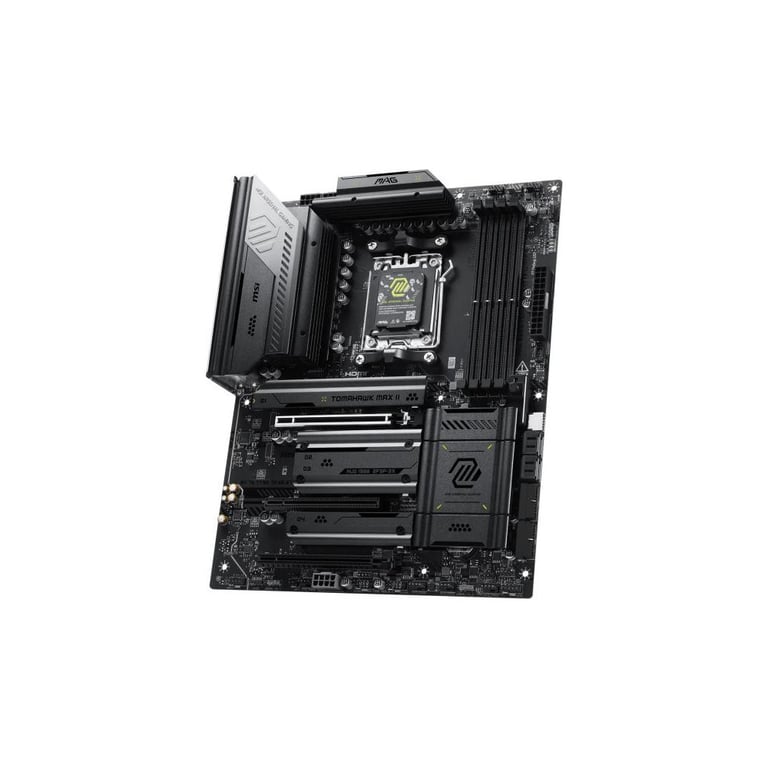 MSI MAG B850 Tomahawk Max WiFi II Carte mère ATX pour processeurs AMD Ryzen 90008000 / 7000 AM5 VRM SPS DDR5 Memory Boost OC jusqu'à 8400+MT/ PCIe 5.0 x16 .2 Gen5 Wi FI 7 5G LAN - vue 2