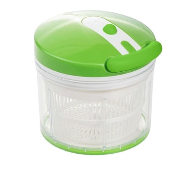 Mini picadora Nicer Dicer Twist blanca y verde